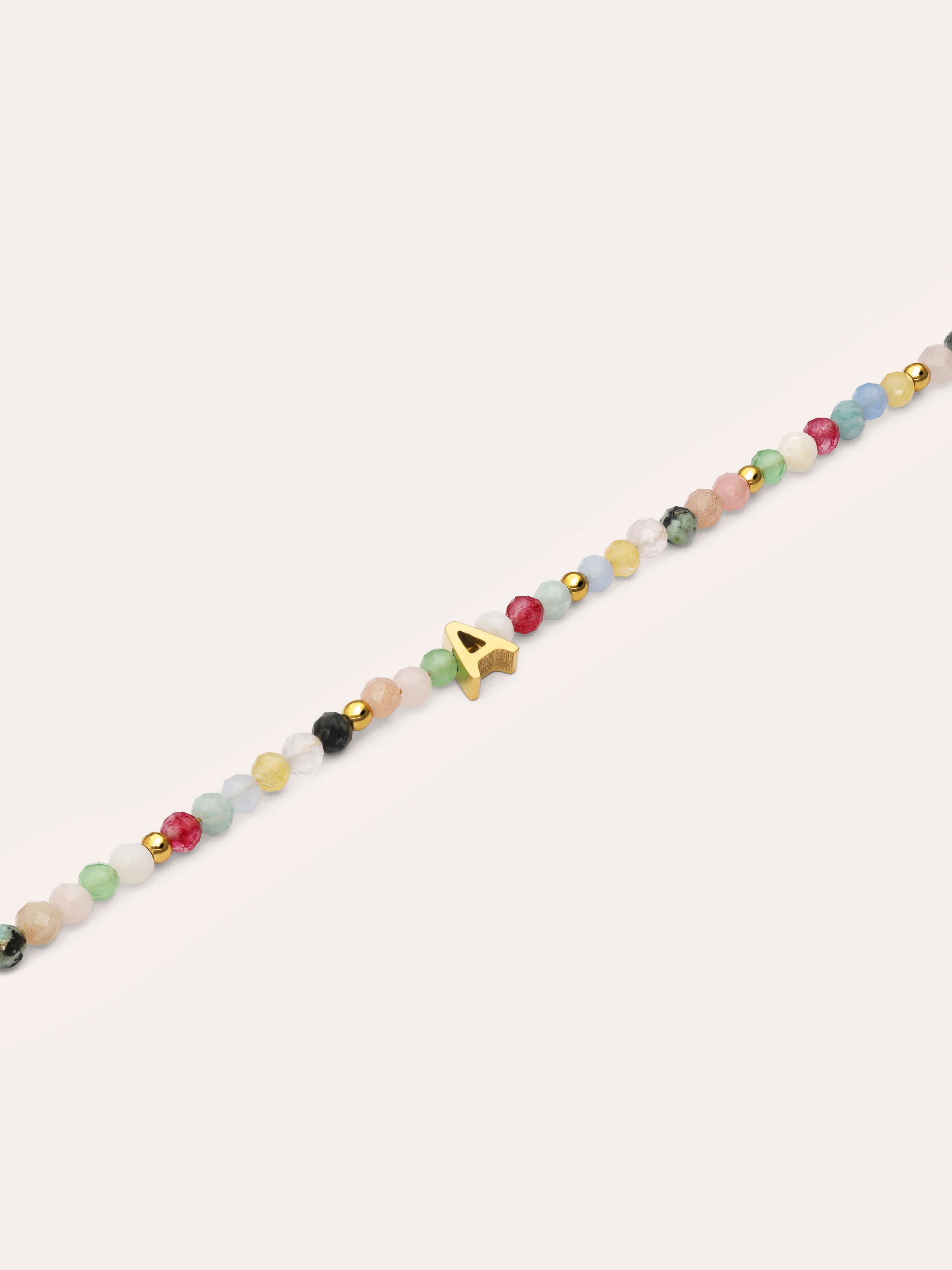 Pulsera Personalizada Letter Altea Color Acero Baño Oro - Image 3