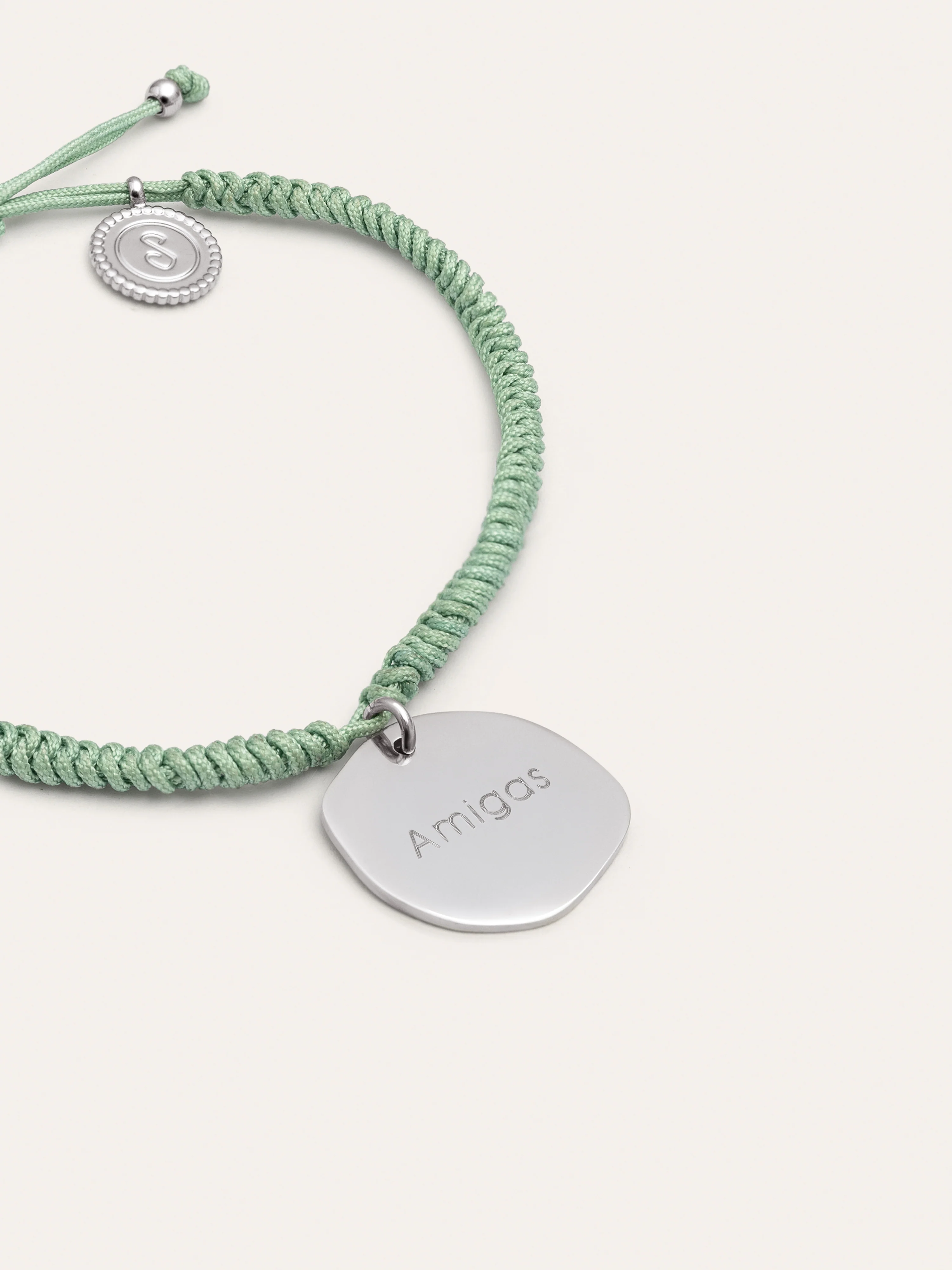 Pulsera Personalizada Medallion Verde Acero - Image 3