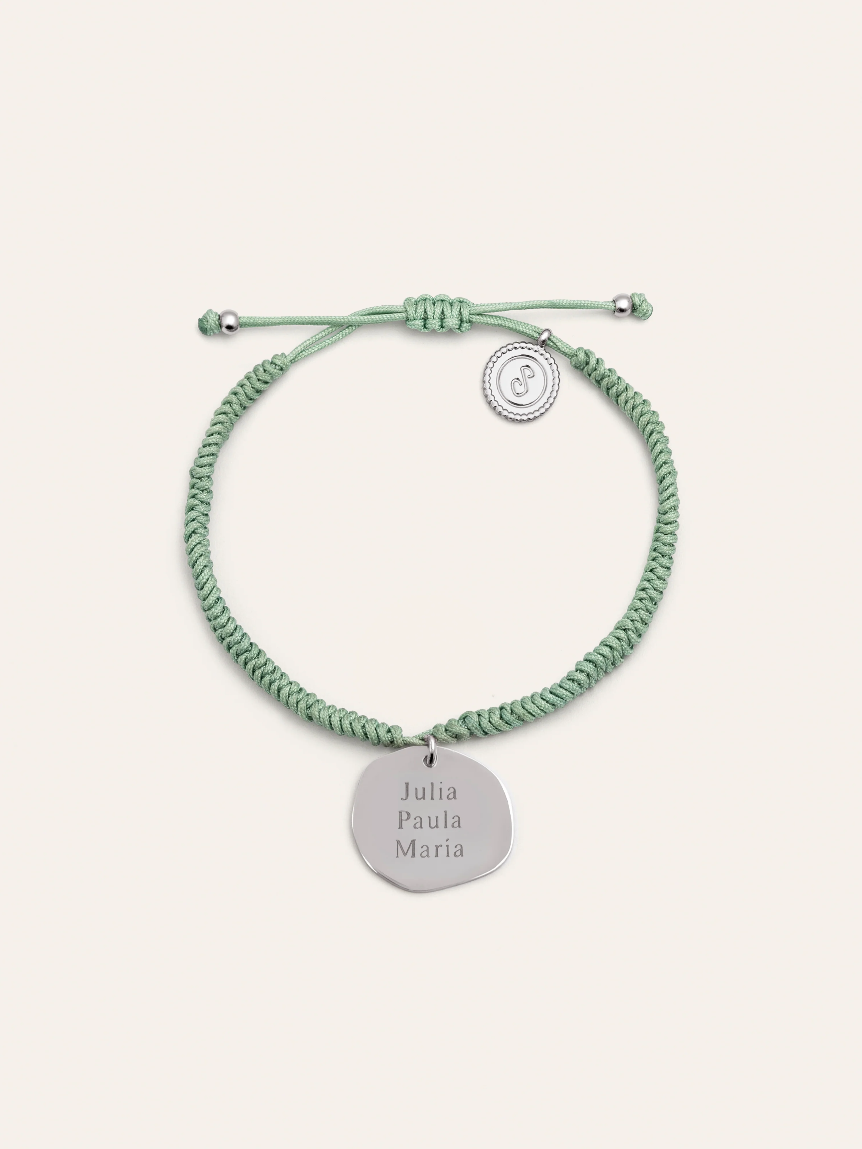 Pulsera Personalizada Medallion Verde Acero - Image 4