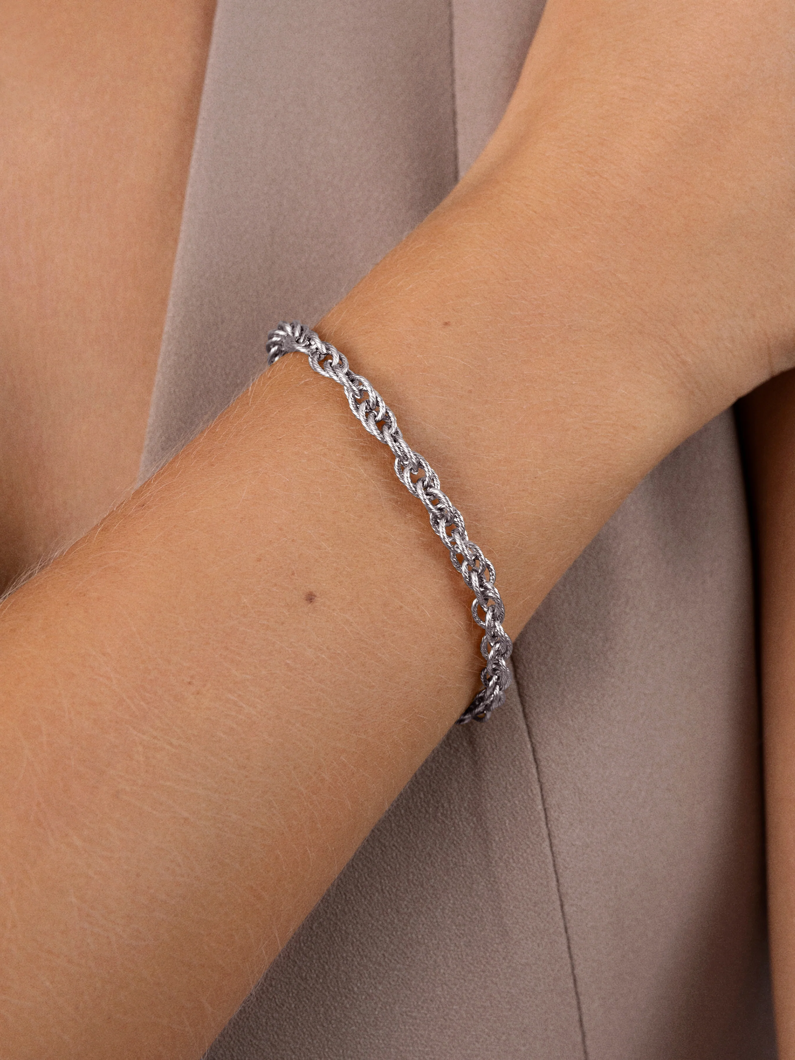 Pulsera Spinning Rope Chain Acero - Image 2