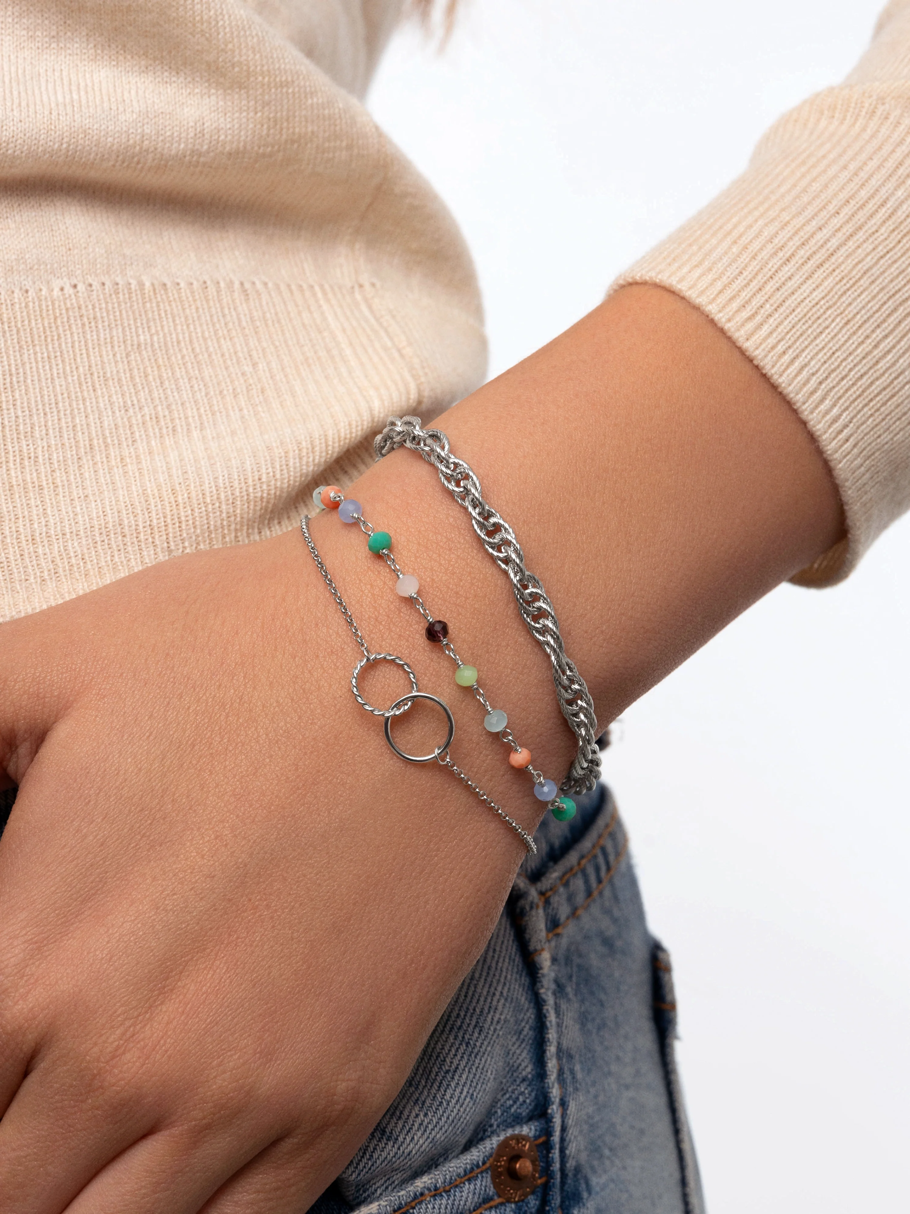 Pulsera Spinning Rope Chain Acero - Image 4